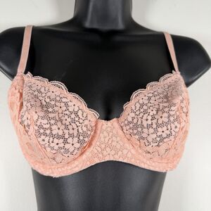 Victorias Secret Body by Victoria Light Pink Unlined VS Demi Bra 34C